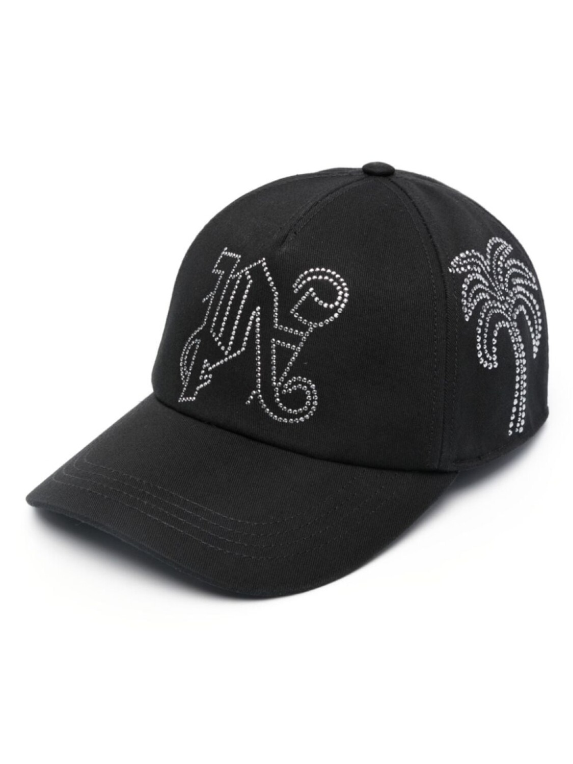 

Palm Angels бейсболка Milano с заклепками, черный