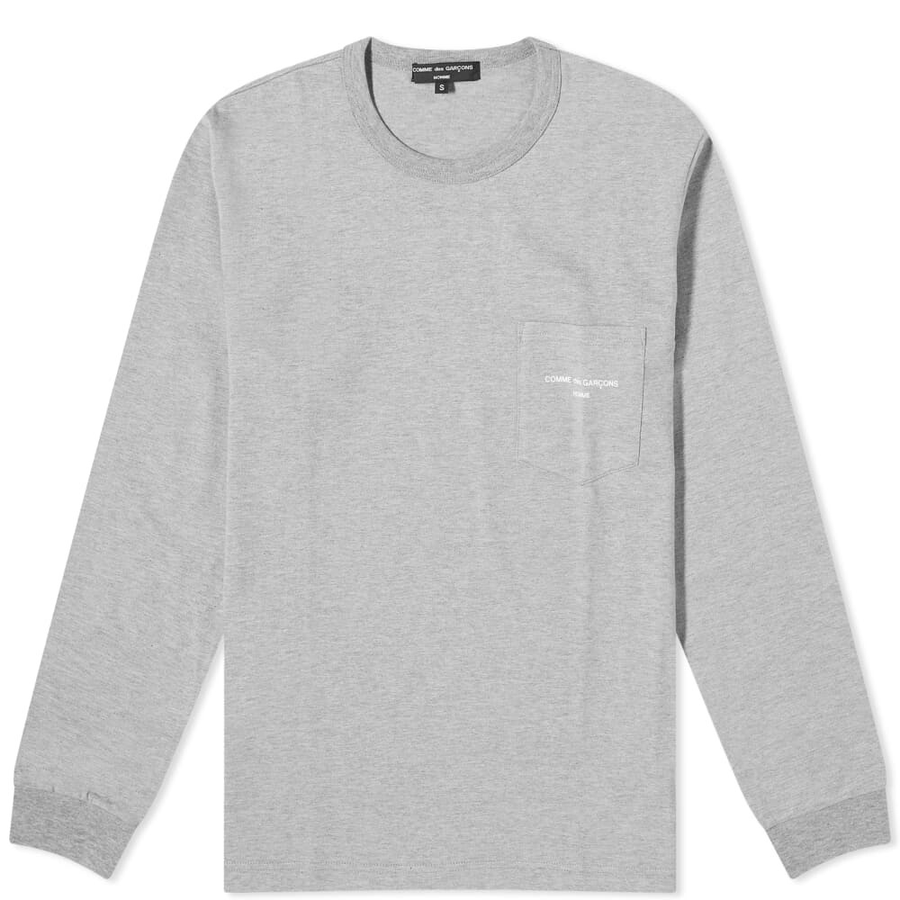 

Футболка с длинным рукавом и карманом с логотипом Comme Des Garçons Homme