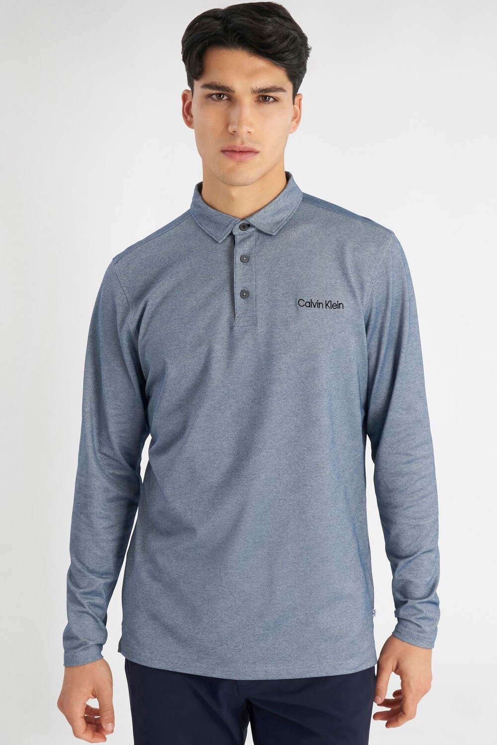 

Рубашка поло с длинным рукавом Medina Calvin Klein Golf, синий