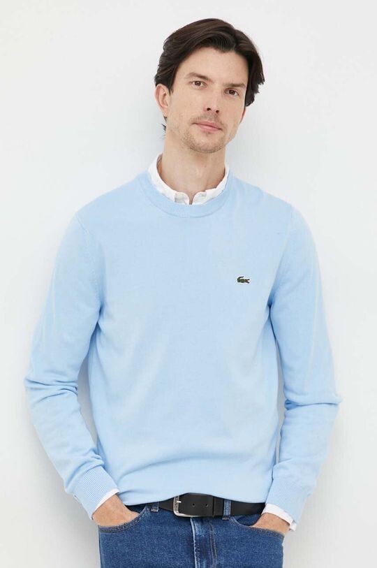 

Хлопковый свитер Lacoste, синий