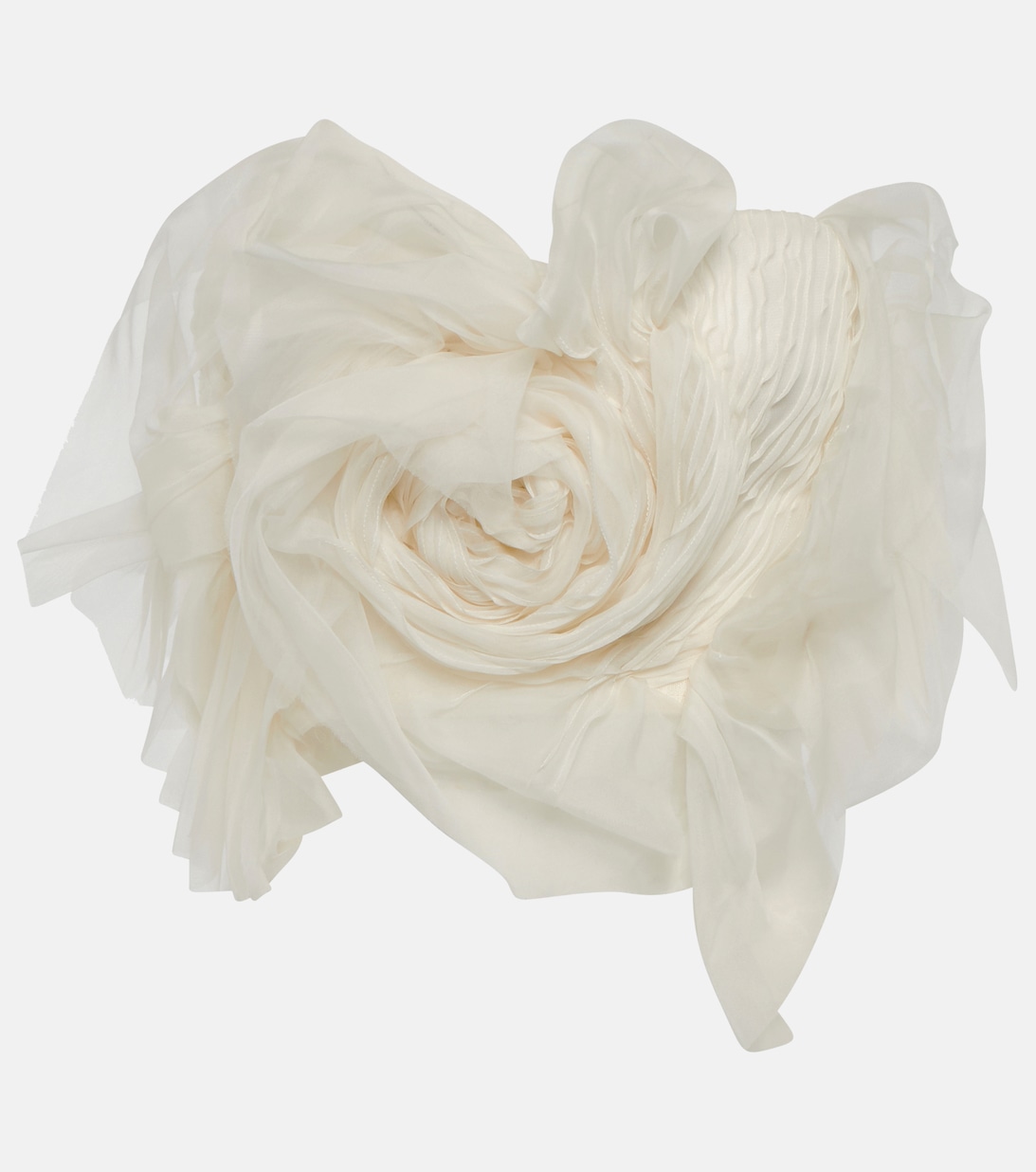 Бюстье Macie из шелковой органзы DANIELLE FRANKEL, белый цена и фото