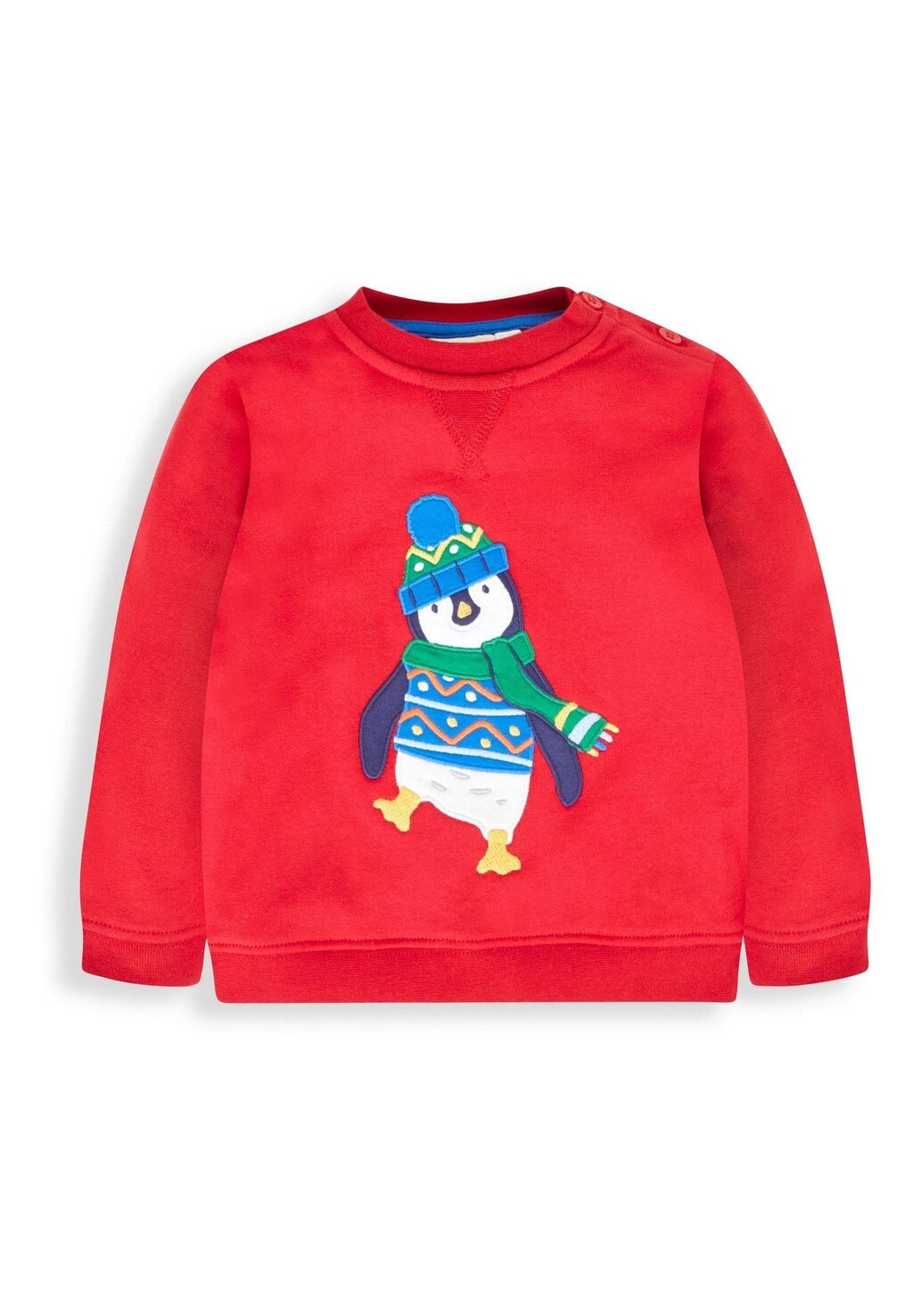 

Толстовка Reindeer JoJo Maman Bébé, цвет red penguin