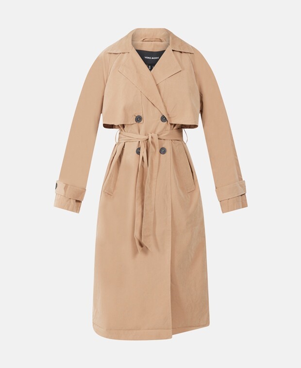 

Плащ Vero Moda, коричневый