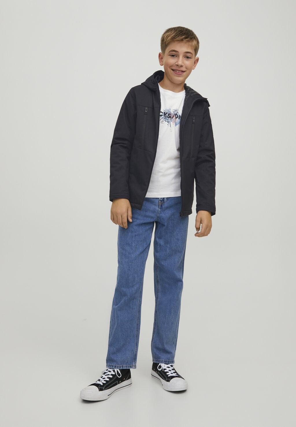 

Легкая куртка JCOABEL JNR Jack & Jones Junior, цвет black