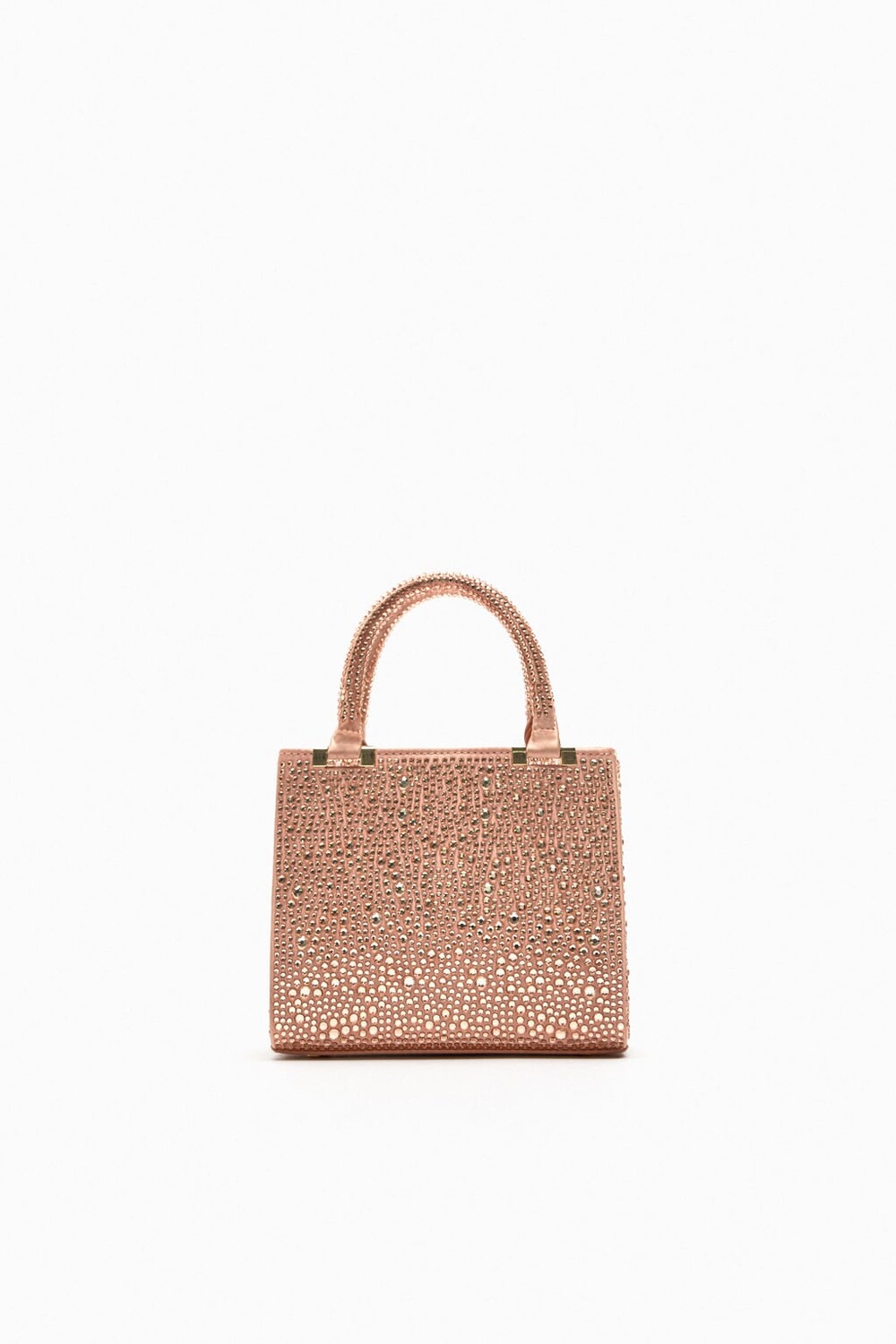 

Блестящая мини-городская сумка ZARA, розовый