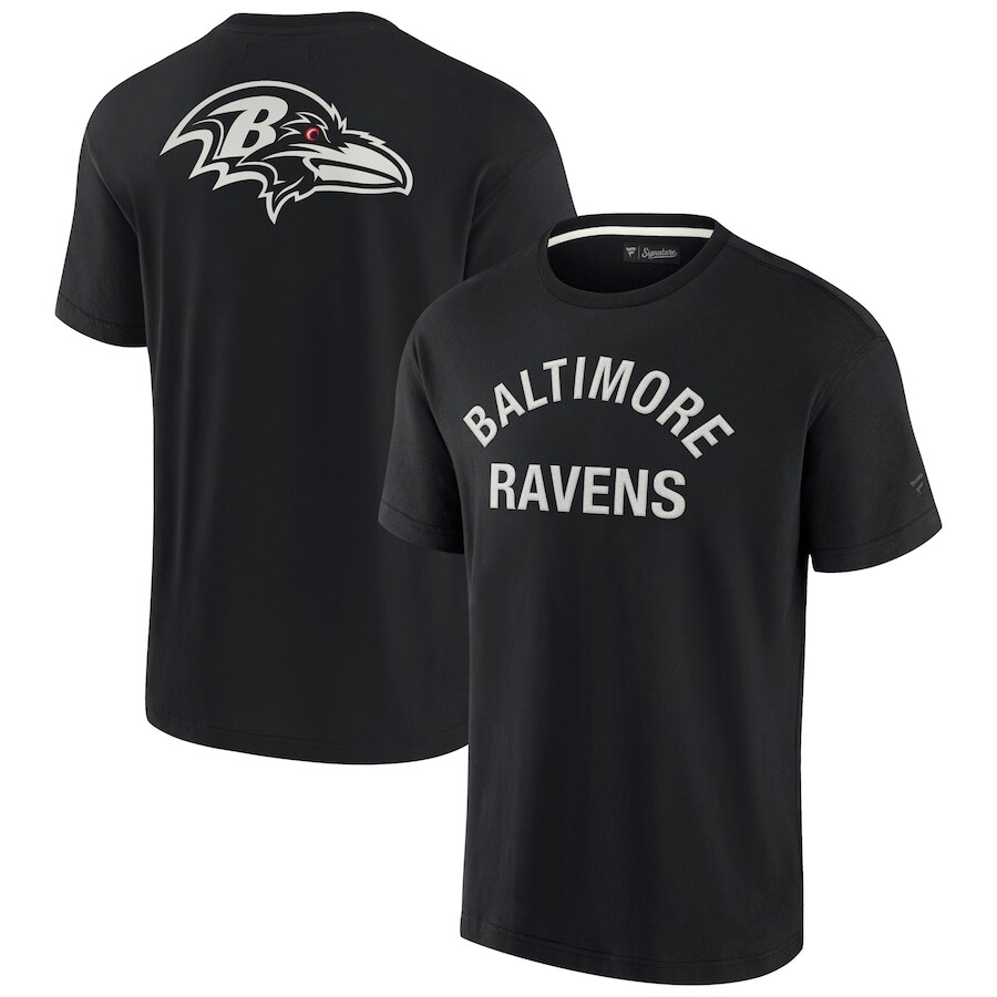 

Футболка с коротким рукавом Fanatics Signature Baltimore Ravens, черный