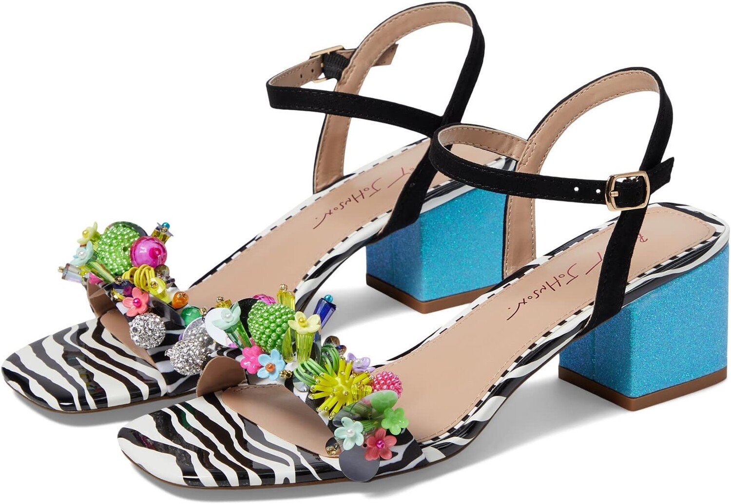 

Босоножки Jayleene Blue by Betsey Johnson, цвет Black Multi
