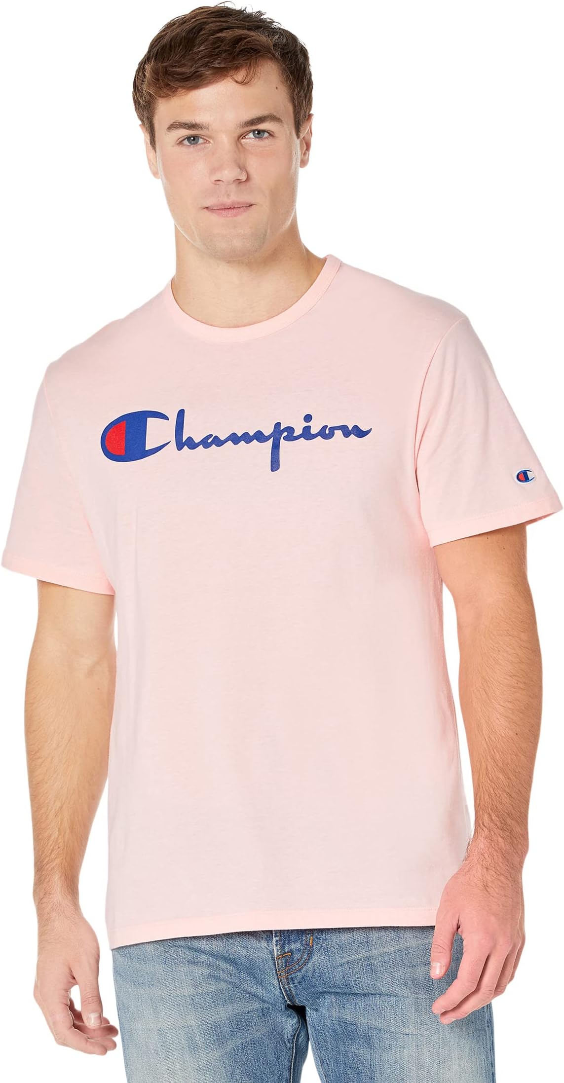 

Легкая футболка с коротким рукавом Champion, цвет Primer Pink