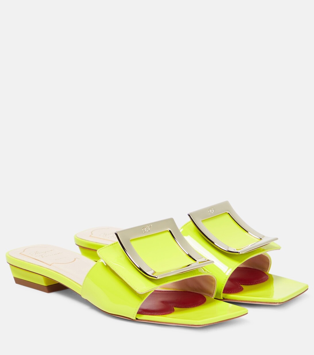 

Мюли Love 45 из лакированной кожи Roger Vivier, зеленый