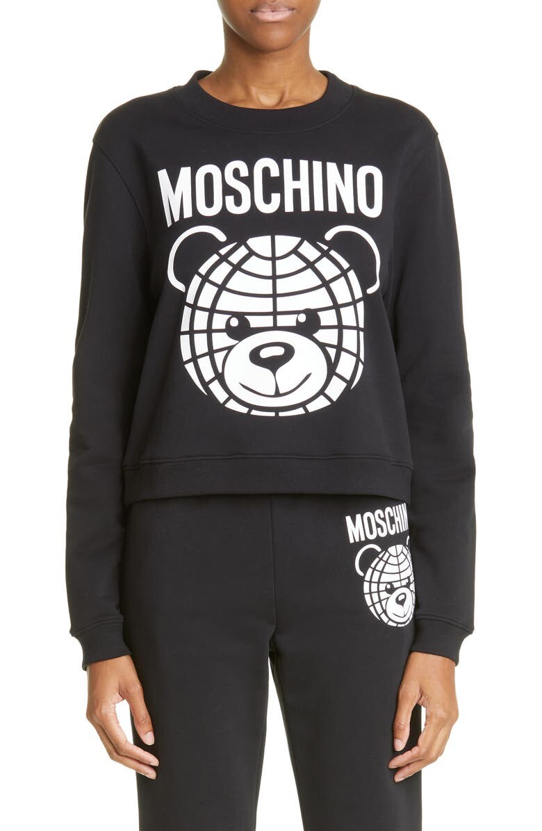 

Толстовка с принтом Teddy Bear MOSCHINO