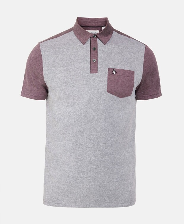 

Функциональная рубашка-поло Original Penguin, бордовый