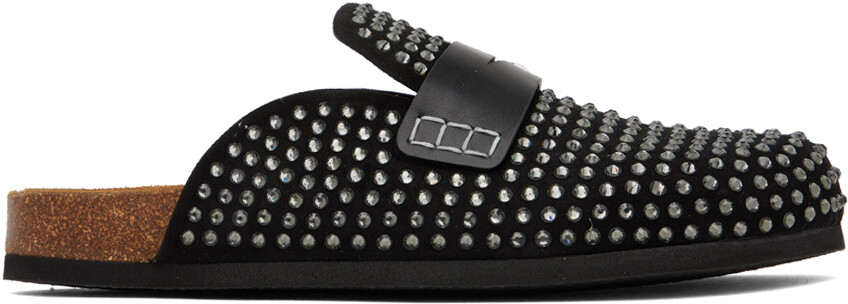 

Черные лоферы с кристаллами JW Anderson