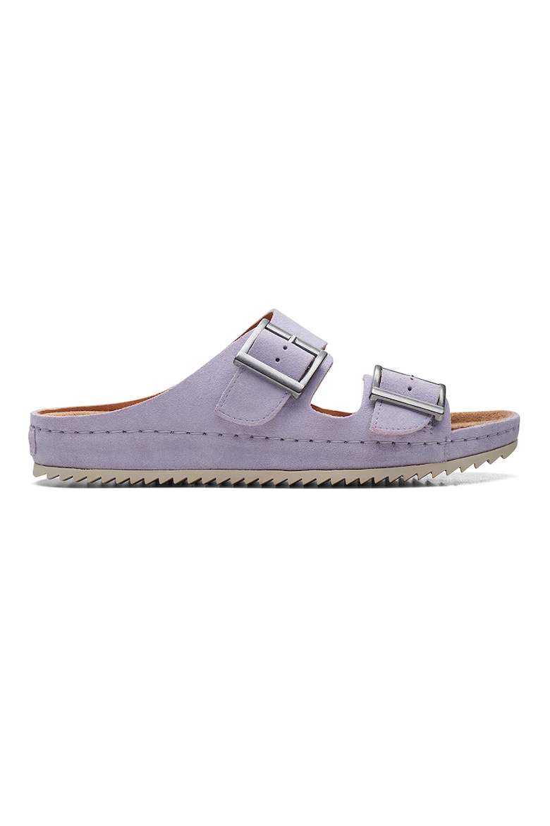 

Кожаные тапочки Brookleigh Sun Clarks, фиолетовый