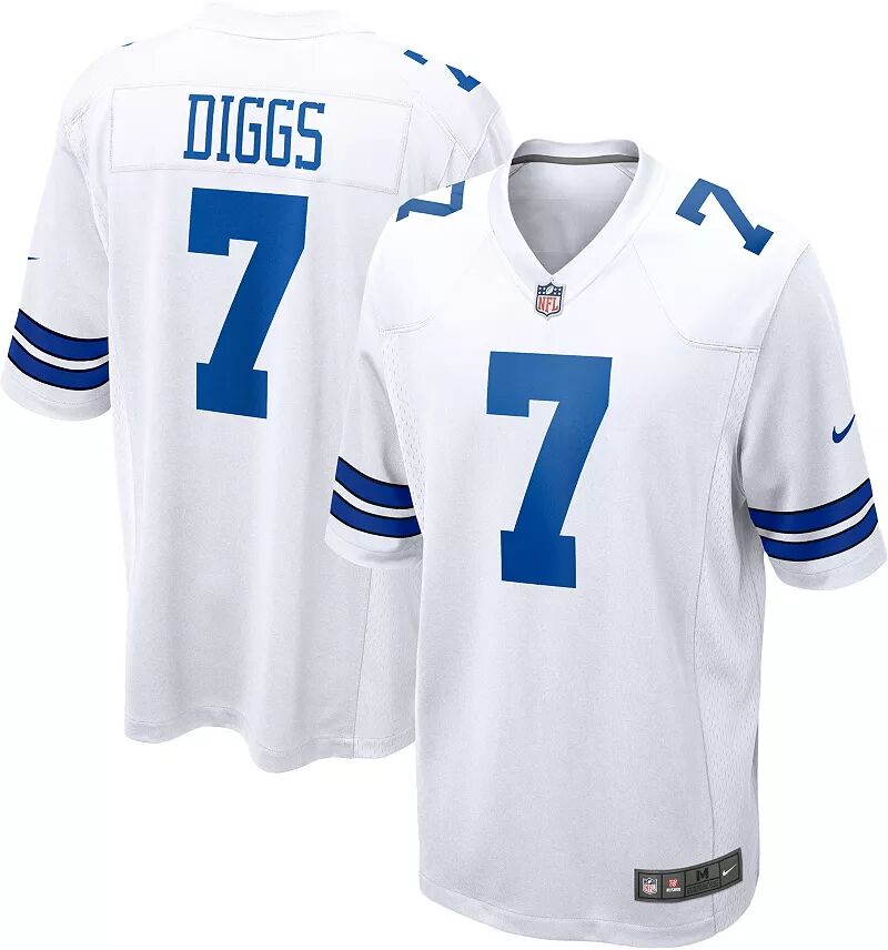 

Мужское белое игровое джерси Nike Dallas Cowboys Trevon Diggs #7