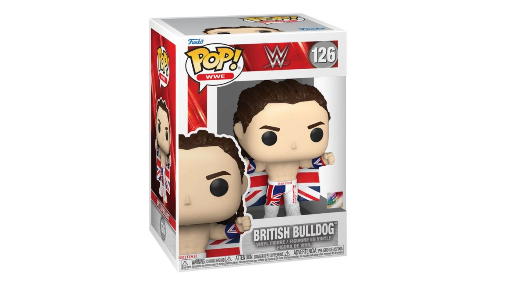 цена Funko - Pop! WWE Виниловая пластинка Британский бульдог