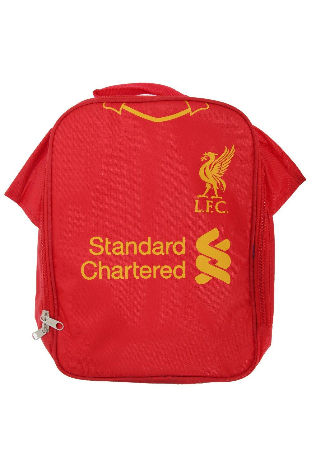 изолированная сумка для обеда pokemon черный Официальная изолированная сумка для обеда/холодильник для футбольной рубашки Liverpool FC, красный