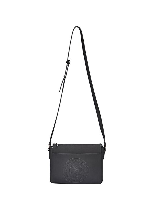 

Черная женская сумка через плечо размером 26x18x7 см US24308 U.S. Polo Assn., черный