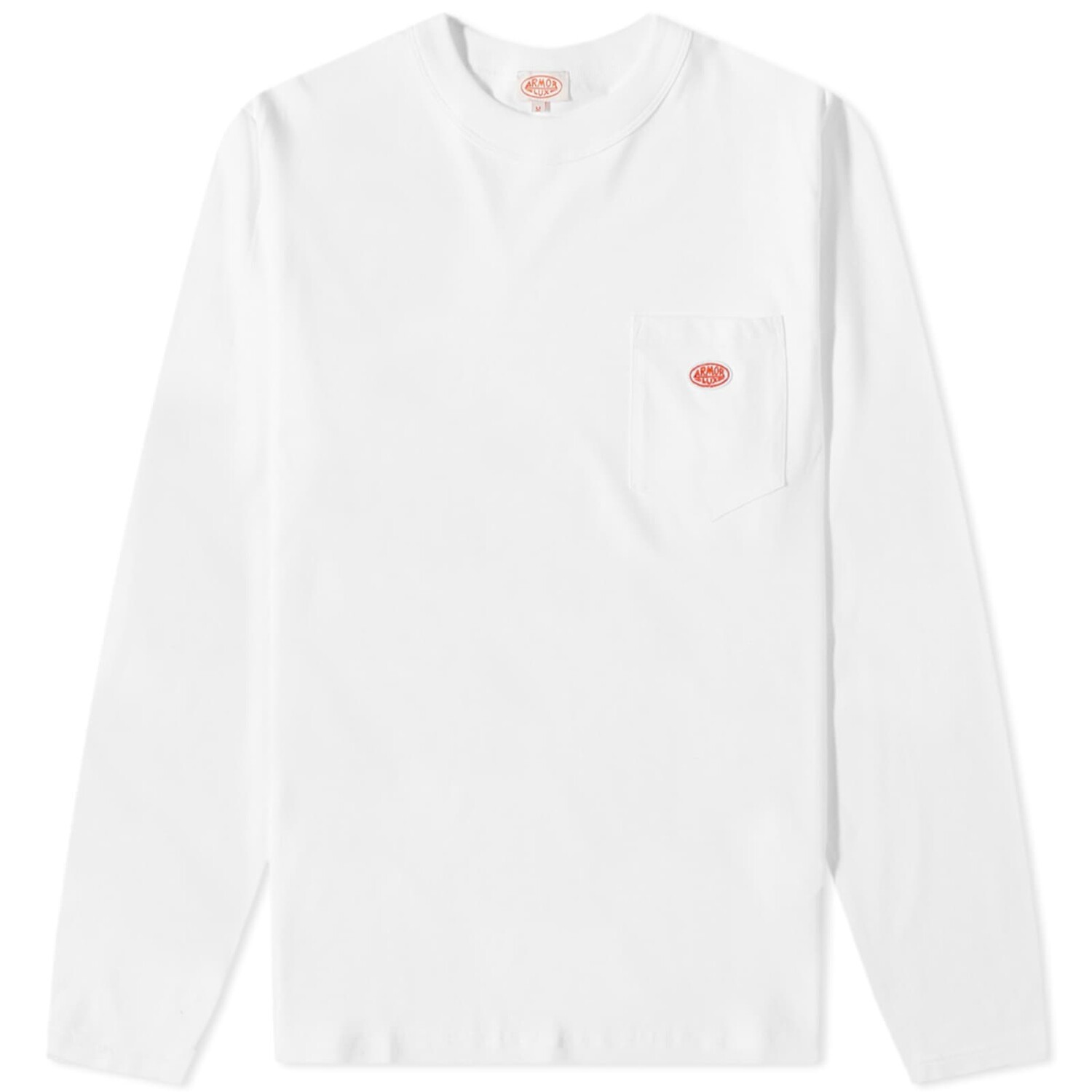 

Футболка Armor-Lux Long Sleeve Logo Pocket, белый