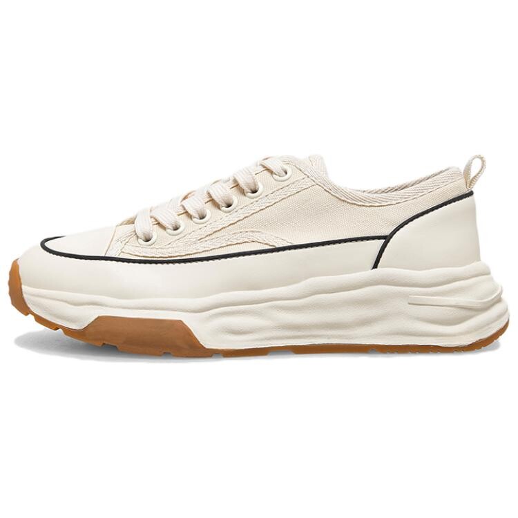 

Холщовые кеды женские с низким верхом Basto, цвет Off-white - canvas shoes