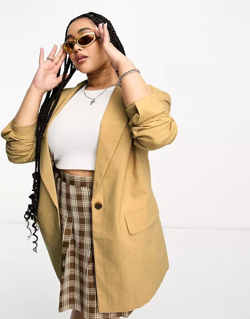 

Длинный пиджак ASOS Curve Perfect