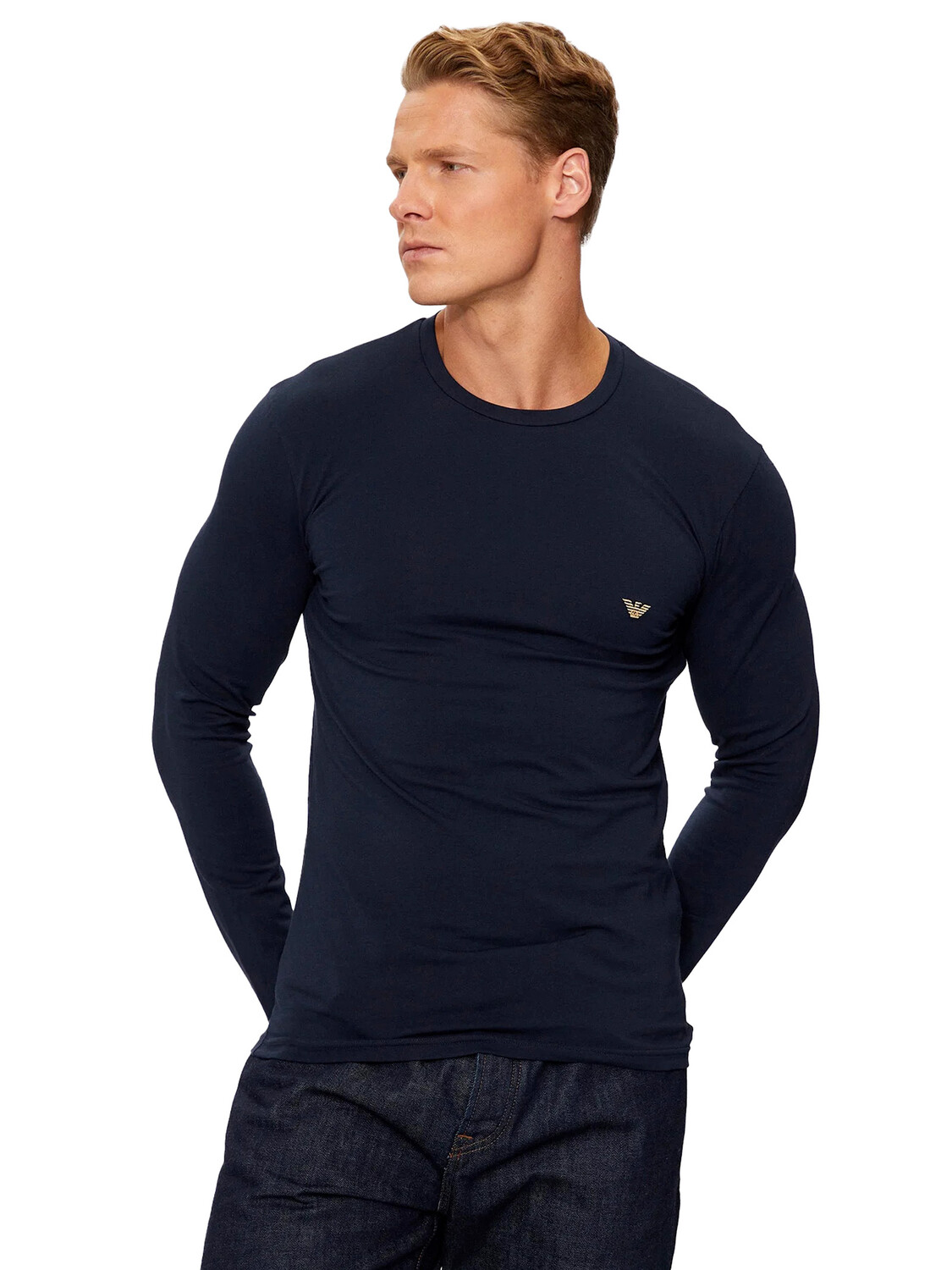 

Рубашка maglia manica lunga Ea7, синий