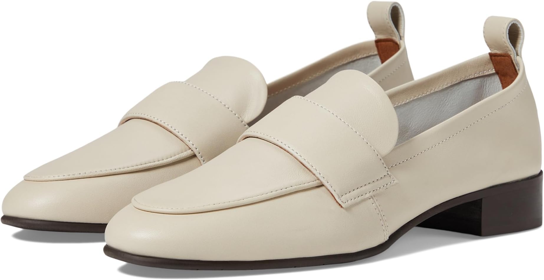 

Лоферы Shivani Nappa Leather Loafer Aquatalia, слоновая кость, Бежевый