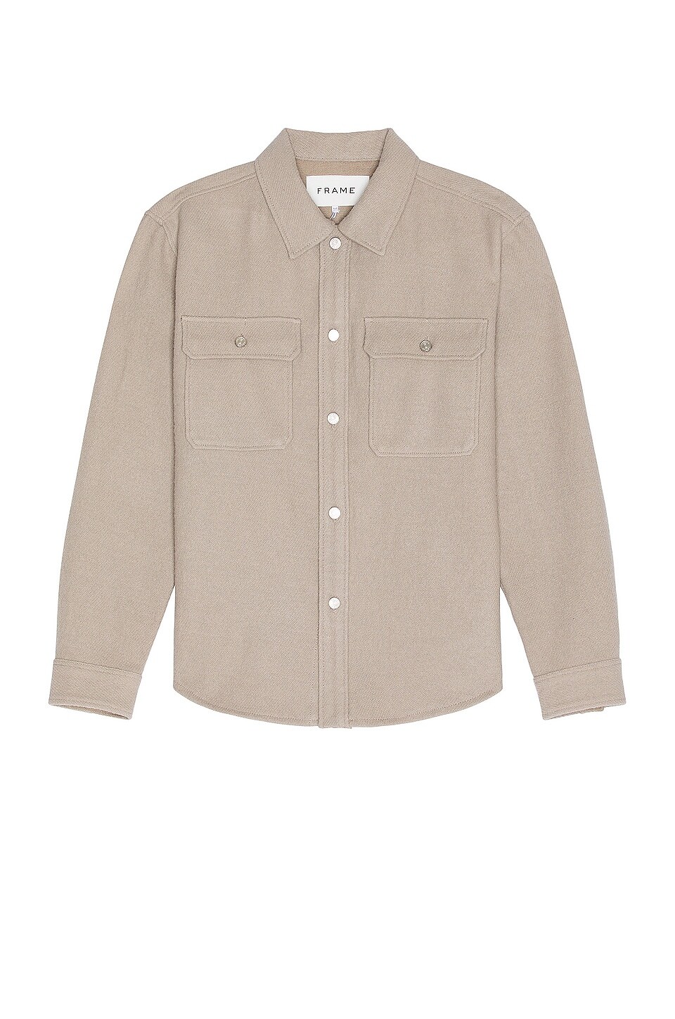 

Рубашка FRAME Textured Overshirt, цвет Dove Grey