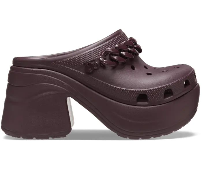 

Сабо с цепочкой Siren Crocs женские, цвет Dark Cherry