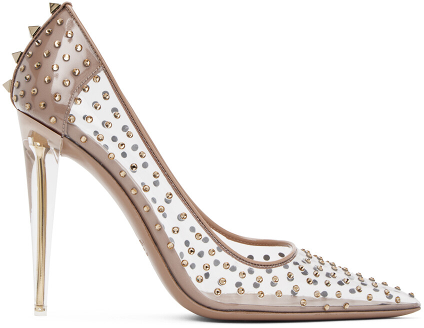 

Розовые туфли на каблуке Rockstud Valentino Garavani