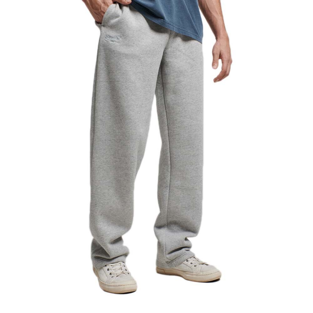 

Джоггеры Superdry Vintage Logo Embroidered Straight, серый