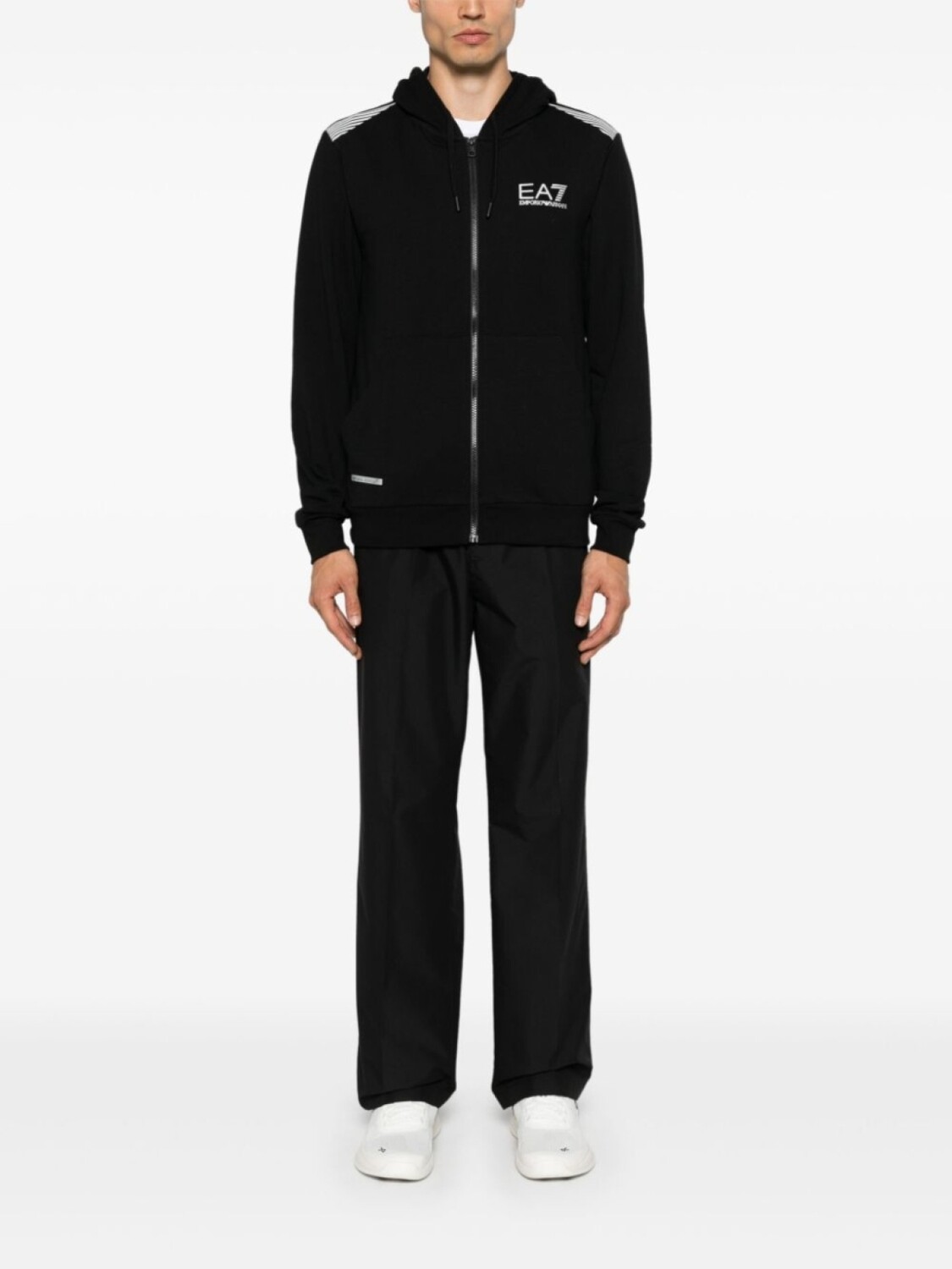 

Ea7 Emporio Armani спортивная куртка с логотипом, черный