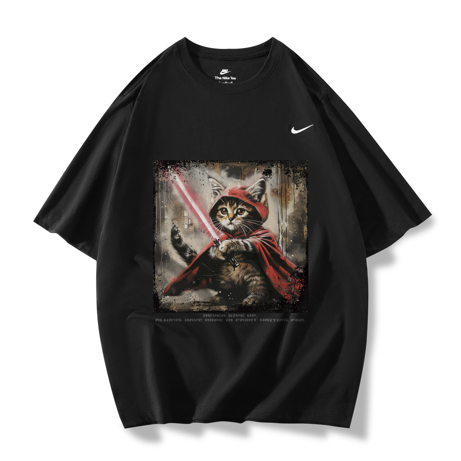 

Футболка унисекс черная Nike, черный
