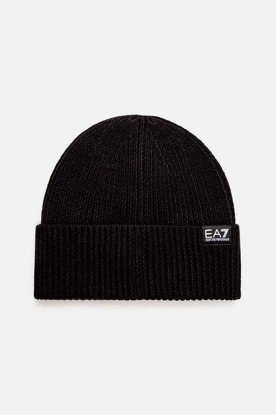 

Шапка из смесовой шерсти EA7 Emporio Armani, черный