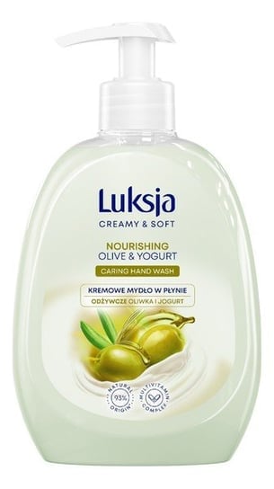 

Питательное сливочное жидкое мыло с оливкой и йогуртом, 500 мл Luksja, Creamy & Soft