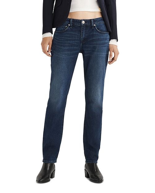 

Джинсы-бойфренды Dre с низкой посадкой в цвете Ella rag & bone, цвет Blue