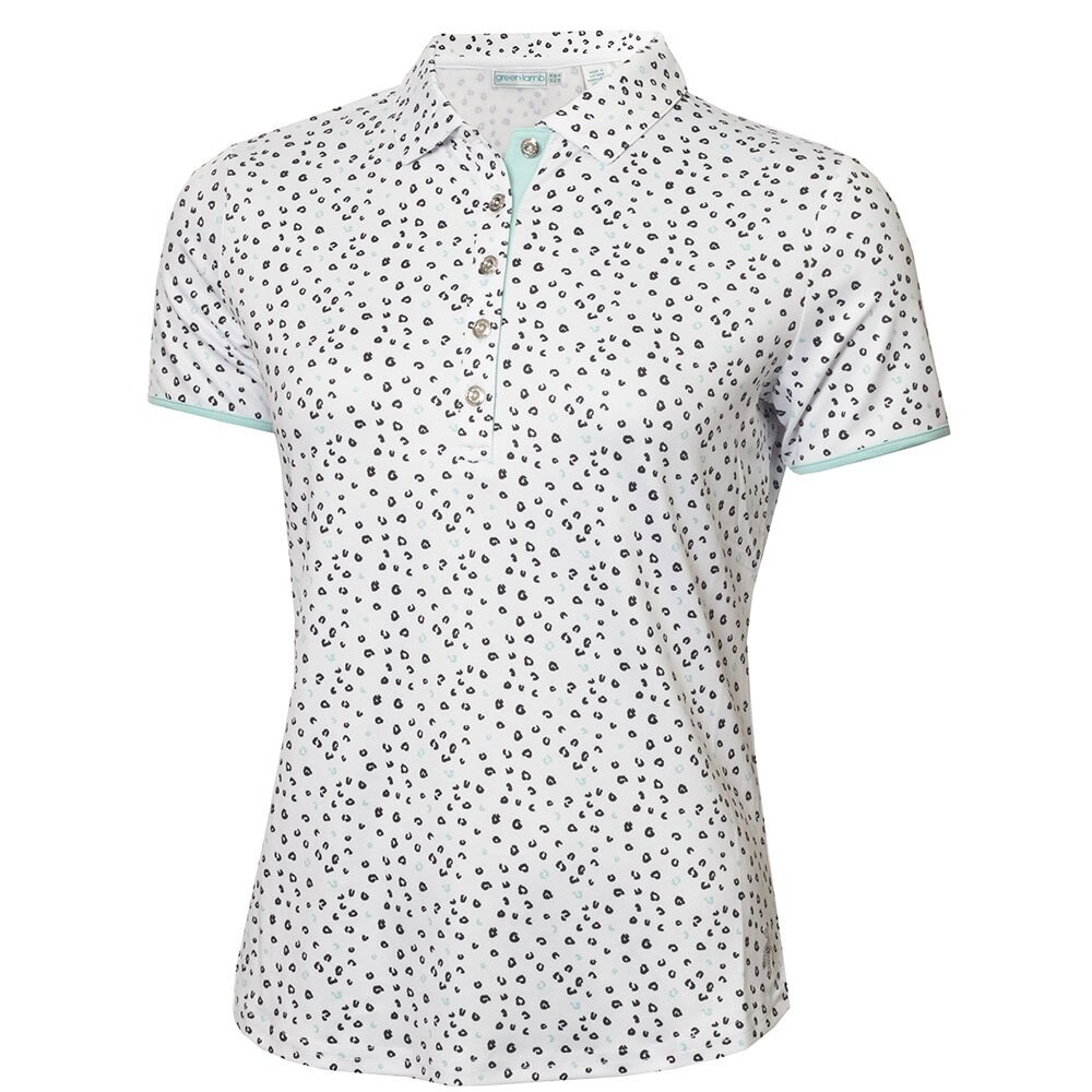 

Поло Green Lamb Naomi Printed, белый