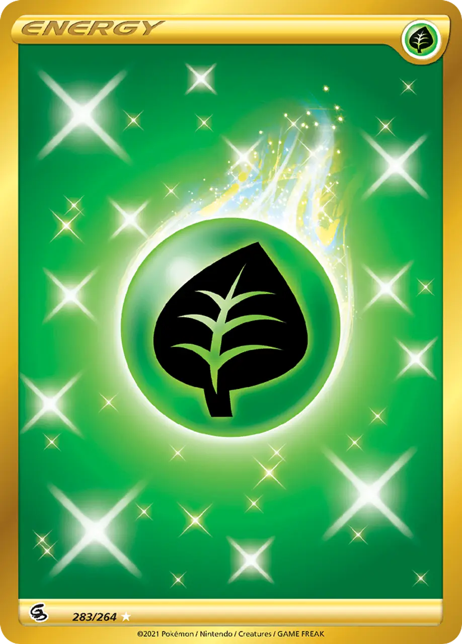 

Карточная игра Grass Energy 283/264 - Fusion Strike Holofoil