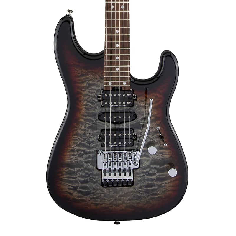 

Электрогитара Charvel MJ San Dimas Style 1 HSH FR PF QM - Pau Ferro Fingerboard - Midnight Glow