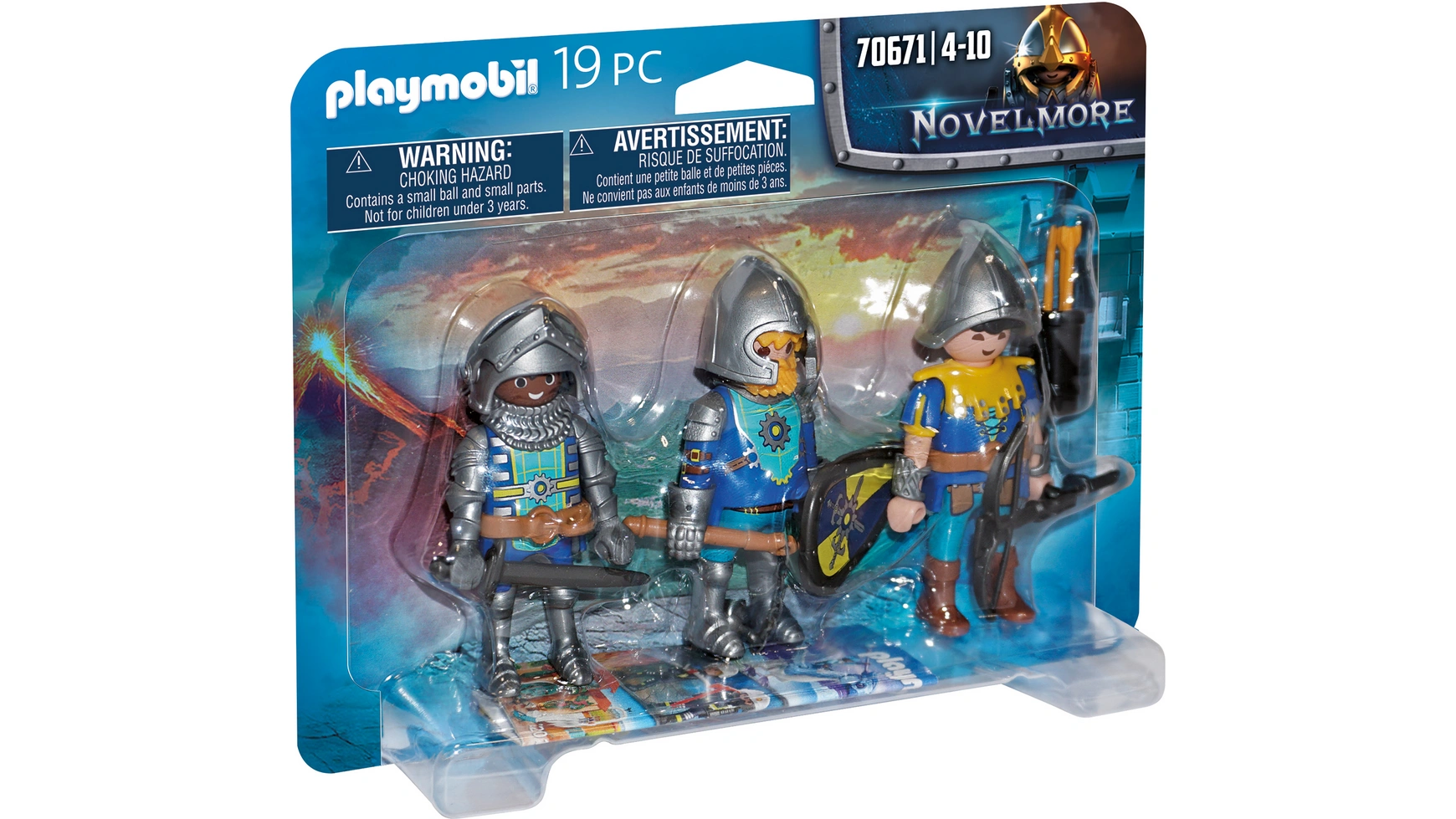 цена Novelmore набор из 3 рыцарей novelmore knight Playmobil