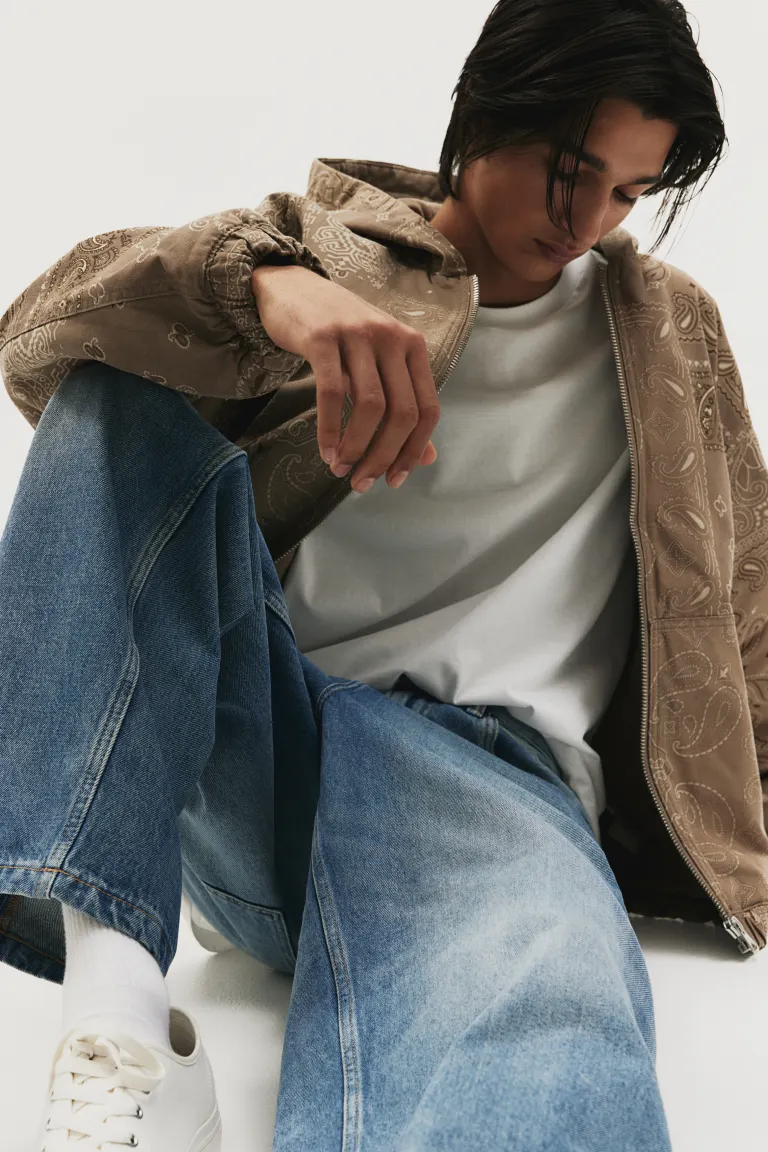 

Мешковатые джинсы H&M, синий