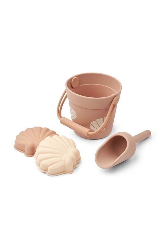 Liewood Набор игрушек для песка Mini Shell Beach Set, розовый песочные игрушки 5 шт песочные игрушки для малышей песочные коробки игрушки в том числе песочные парусники пляжные формы пляжная лопатк