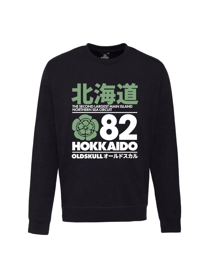 

Толстовка OLDSKULL Retro Japan Island Graphic, черный