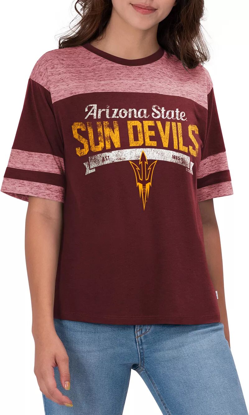 Женская темно-бордовая футболка Touch by Alyssa Milano Sun Devils Arizona State Sun Devils All Star