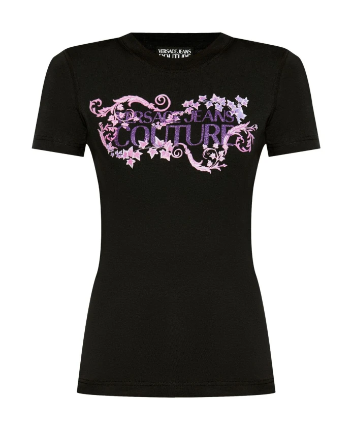 

Женские футболка и поло Versace Jeans Couture, черный