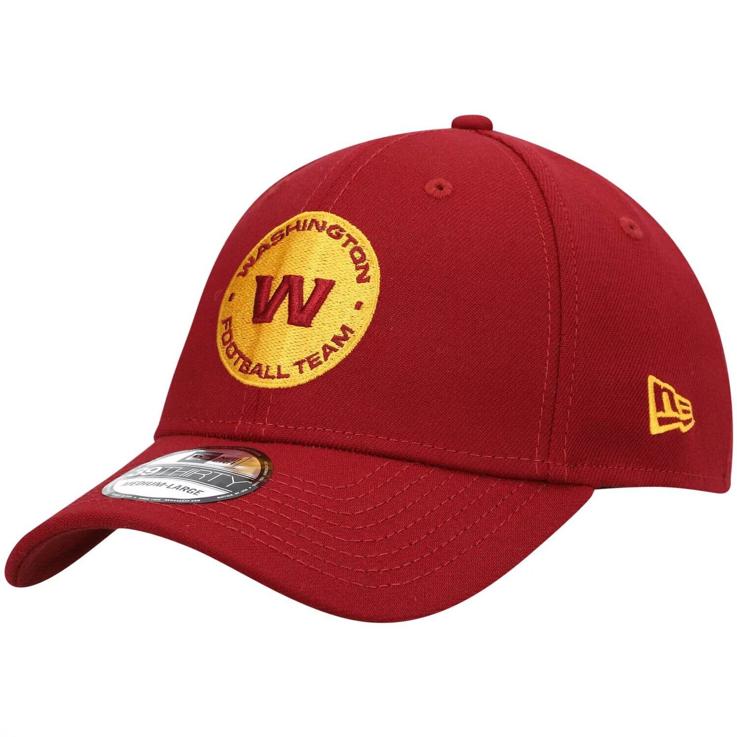 

Мужская кепка New Era бордового цвета Washington Football Team Circle Essential 39THIRTY Flex Hat