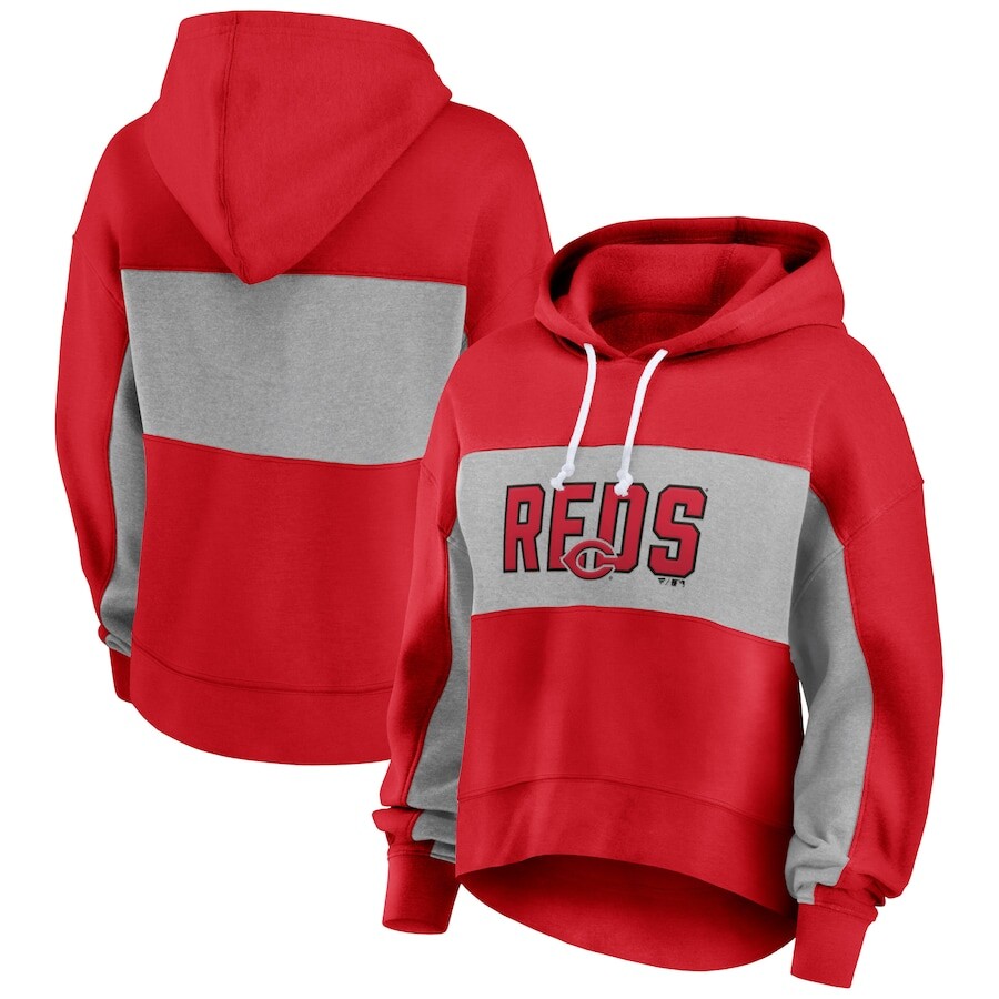 

Пуловер с капюшоном Fanatics Branded Cincinnati Reds, красный
