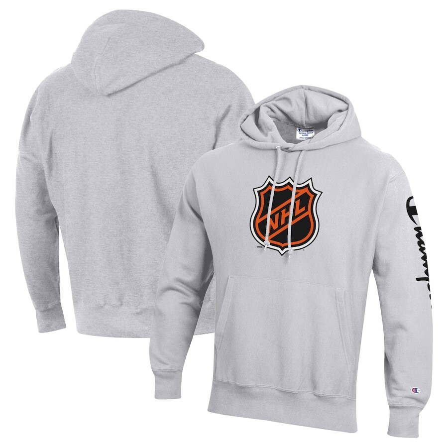 

Пуловер с капюшоном Champion Nhl Logo, серый