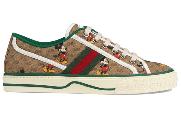 

Кроссовки GUCCI Disney x Gucci Wmns Tennis 1977 Микки Маус, бнжнвый/красный/зеленый