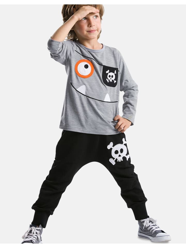 

Спортивная куртка Denokids SeHappy Pirate, цвет light grey
