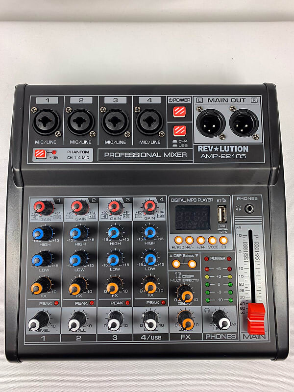 

Микшер Revolution 4 Input Channels Mixer USB